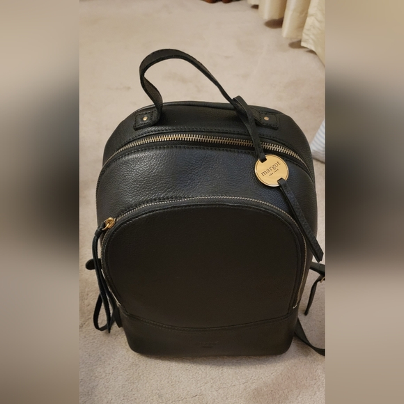 Margot  leather backpack - Picture 1 of 11